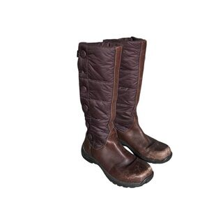 UGG Snowpeak Tall Winter  Leather with Quilted Nylon Shaft and Buttons - 7